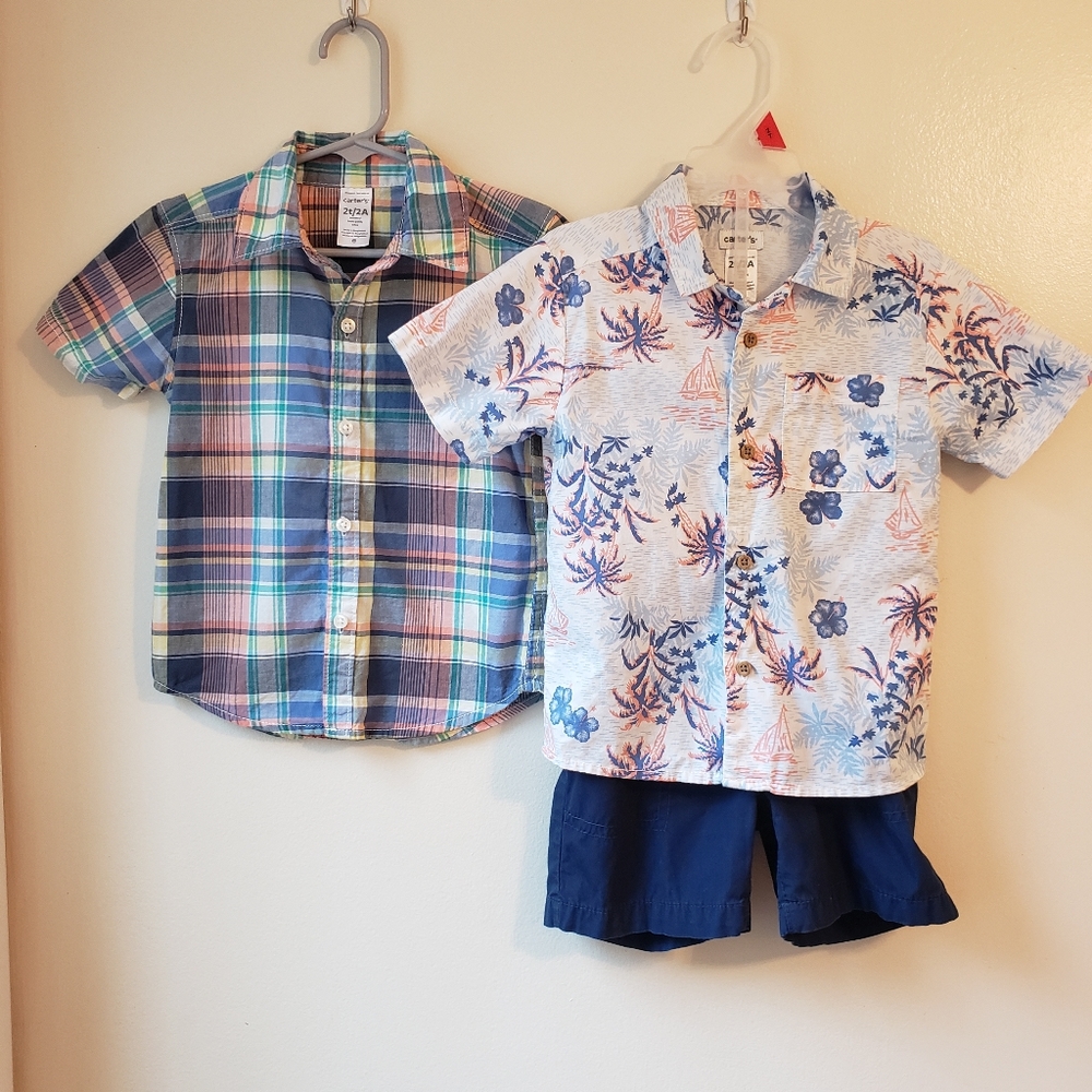 Carter's Summer Short Set 2T - Picture 1 of 9
